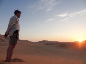 Sunrise over the dunes