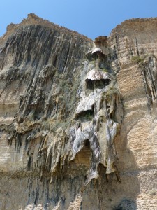 Strange limestone waterfall