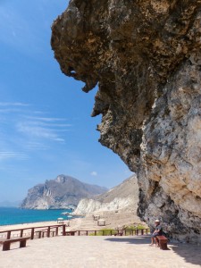 Visiting Mughsail just west of Salalah