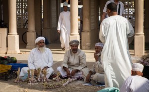 Onion sellers in the souq