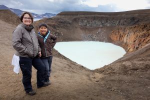 Getting ready to head down into the Viti crater