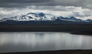 The looming Snaefell mountain