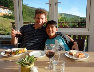 Icelandic supper on the veranda