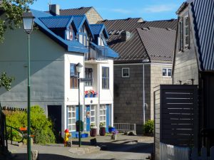 Our pretty neighbourhood in Reykjavik